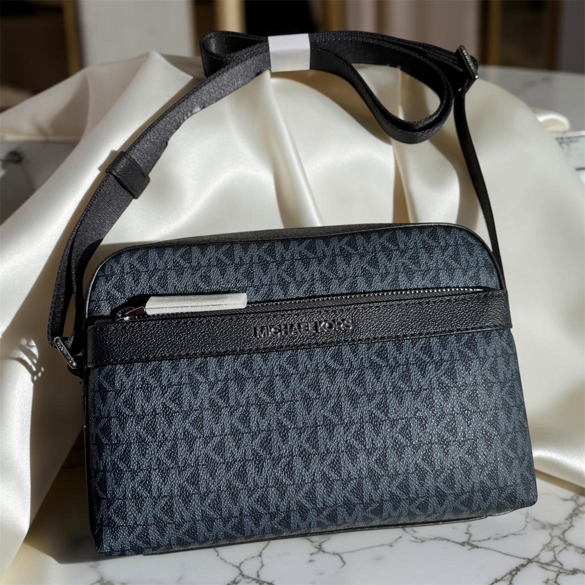 Sacoche Cooper - Utility xbody- Blue - Michael Kors