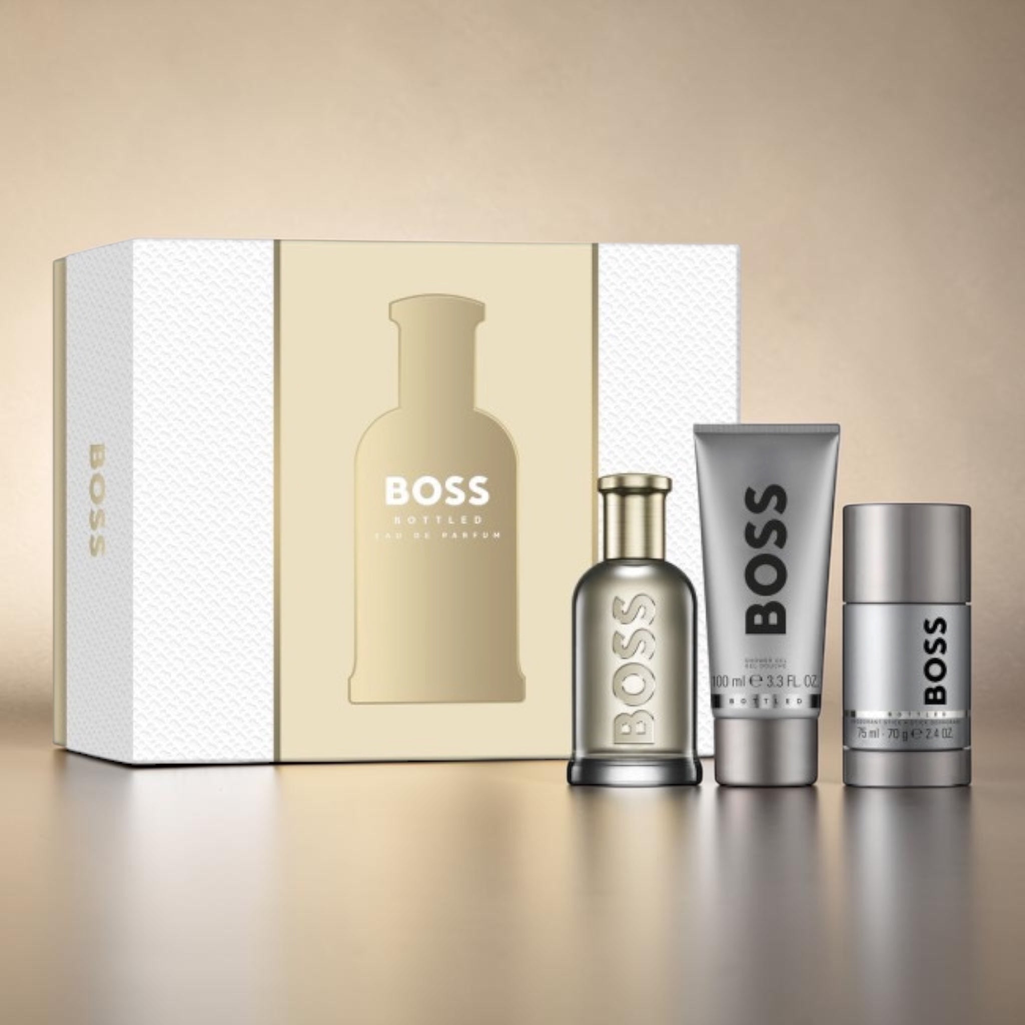 Hugo Boss - Boss Bottled - Geschenkset EDT 100ml + Duschgel 100ml + Deodorant Stick 75ml