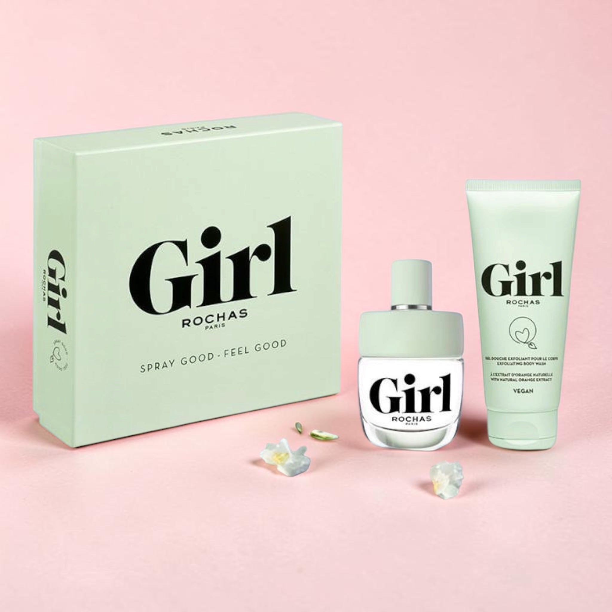 Rochas - Girl - Geschenkset EDT 60ml + Peeling-Duschgel 100ml