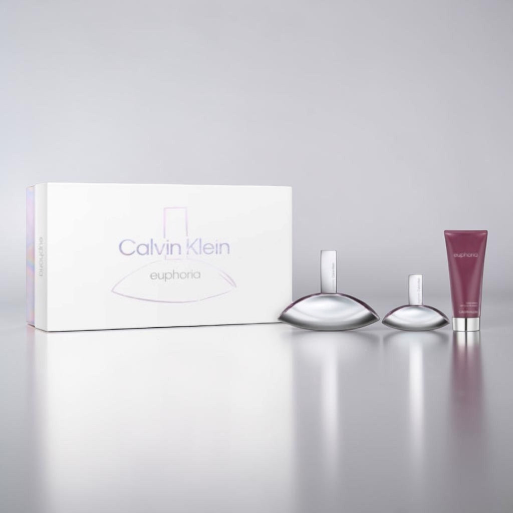 Calvin Klein - Euphoria - Geschenkset EDP 100ml + Miniatur EDP 30ml + Körperlotion 100ml