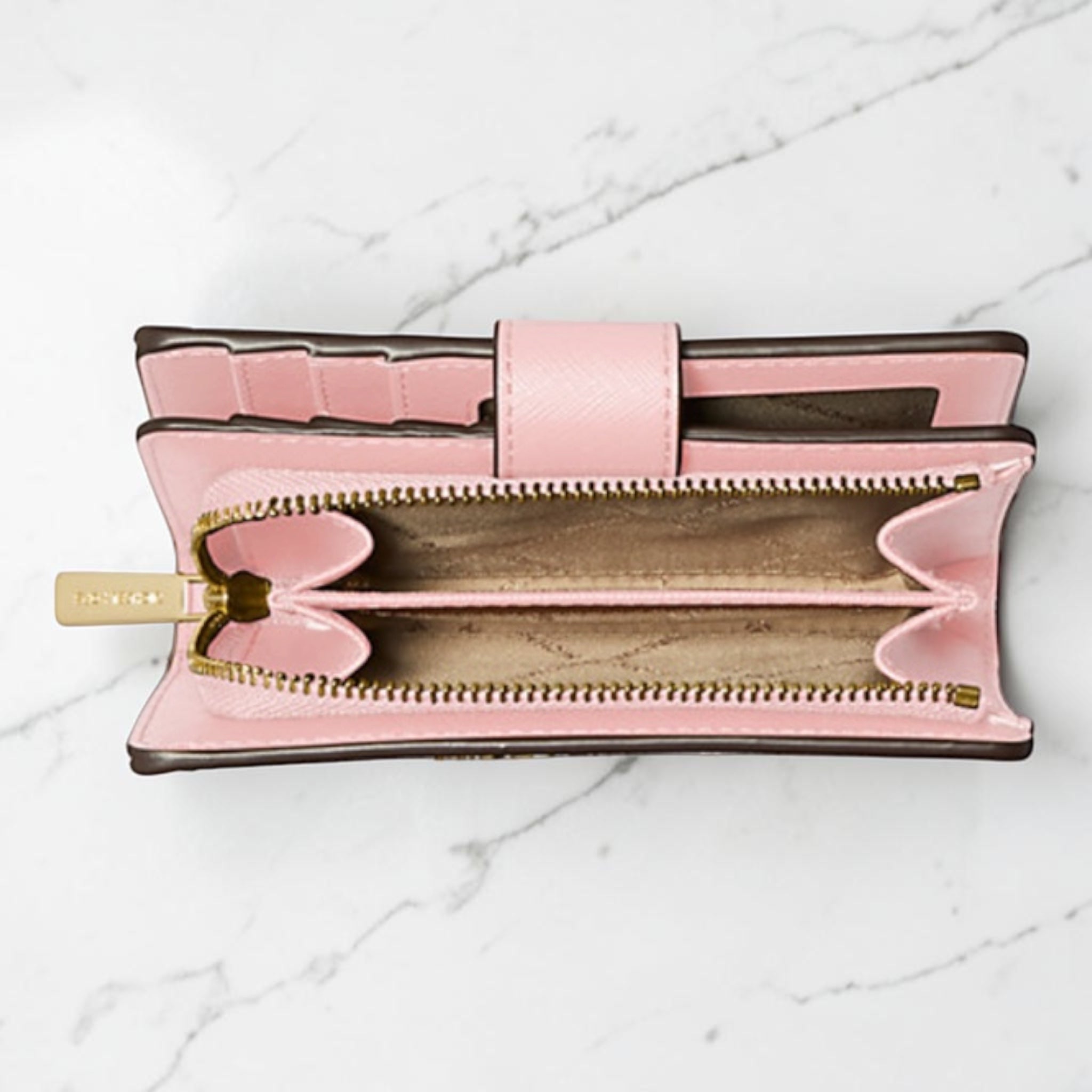 Geldbörse Jet Set Travel - Powder Blush - Michael Kors