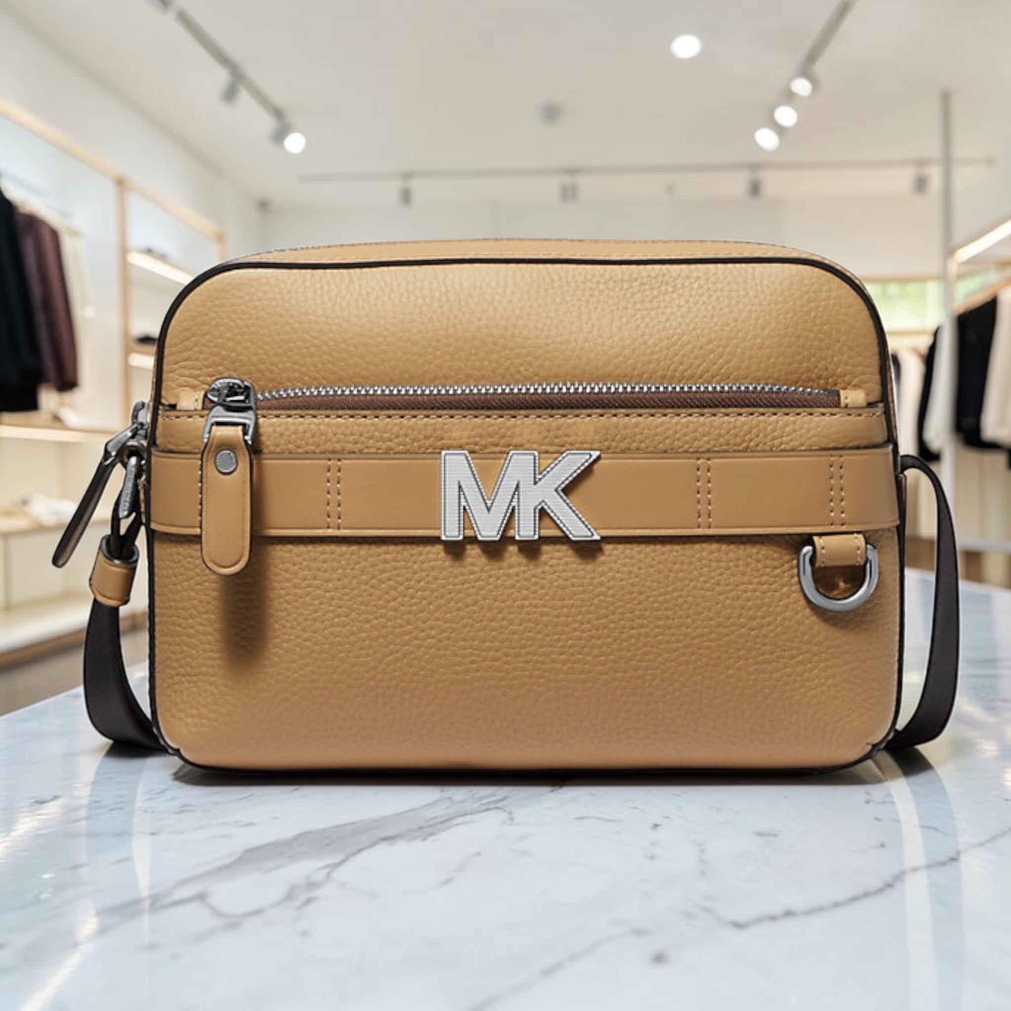 Michael Kors Bryant Xbody Utility Bag - Camel