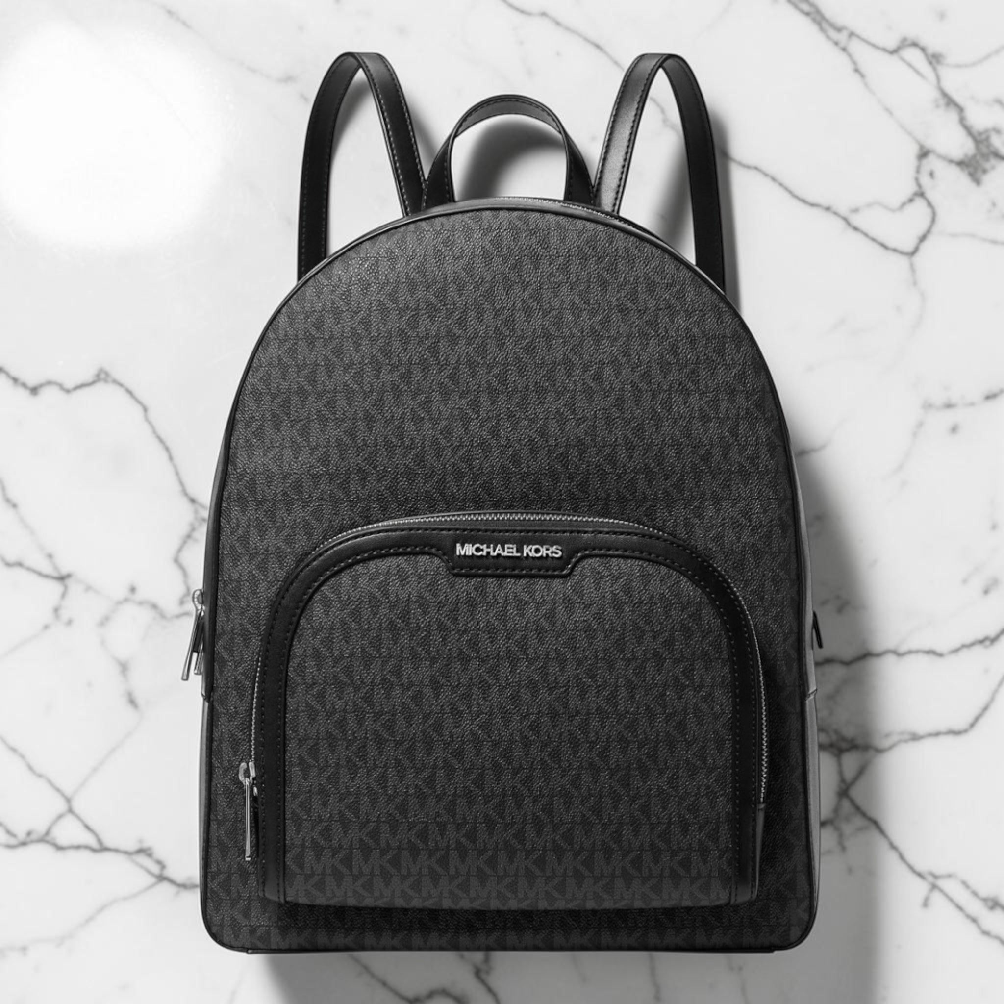Rucksack Jaycee - Schwarz/Silber - Michael Kors