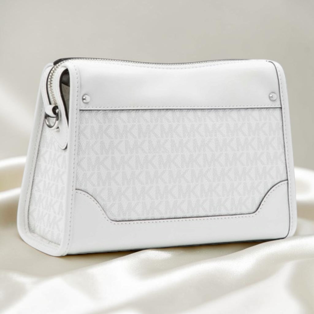 Sac Harrison - Optic White/Aluminium - Michael Kors