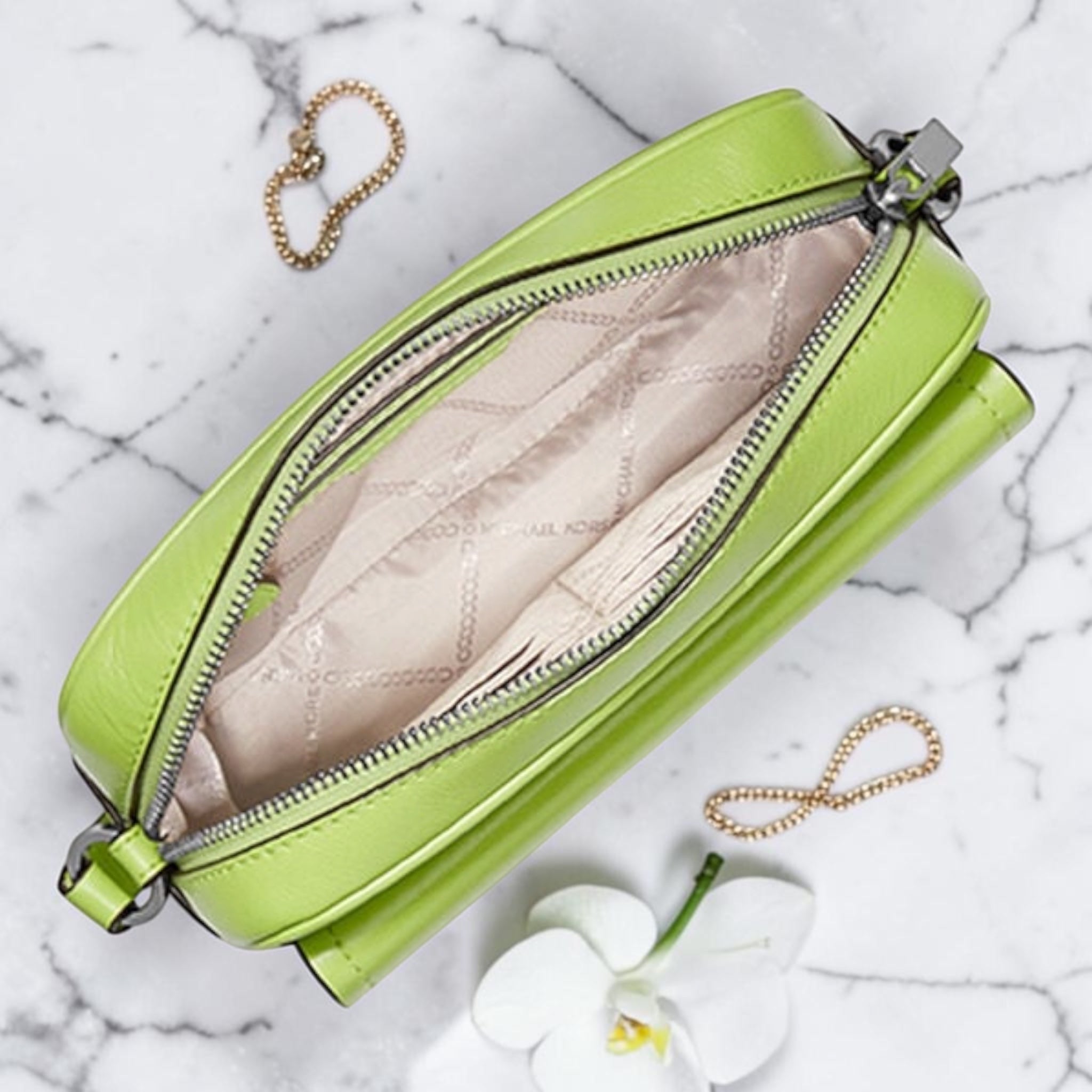 Sac Parker MD CHN SWAG Camera Xbody - Bright Limeade - Michael Kors