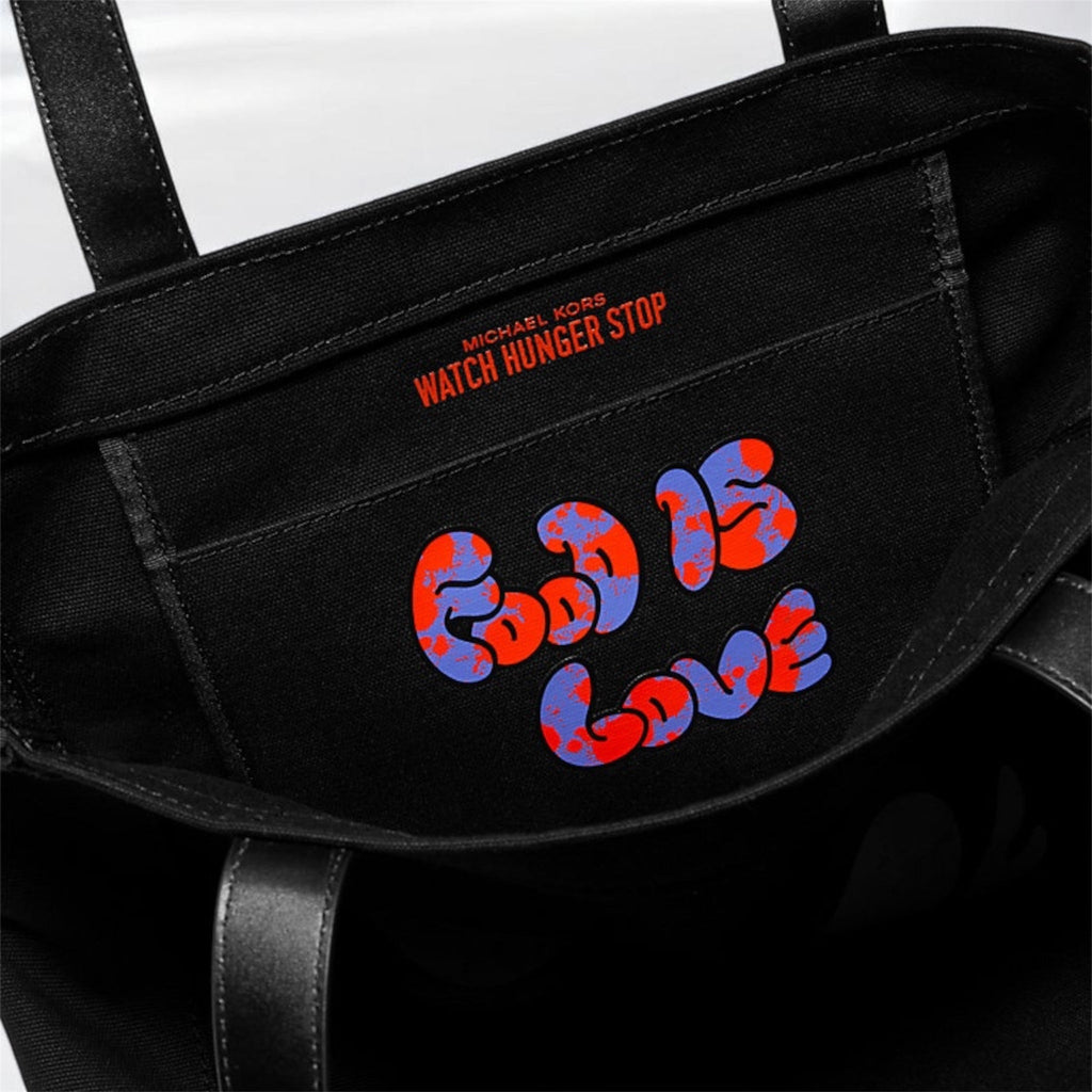 Sac LOVE Watch Hunger Stop LG Tote – Schwarz – Michael Kors
