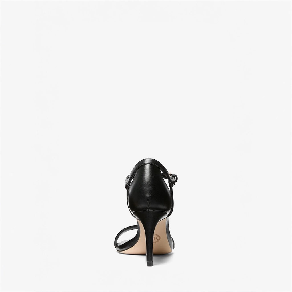 Sandales Simone Mid Sandal Faux Leather - Black - Michael Kors