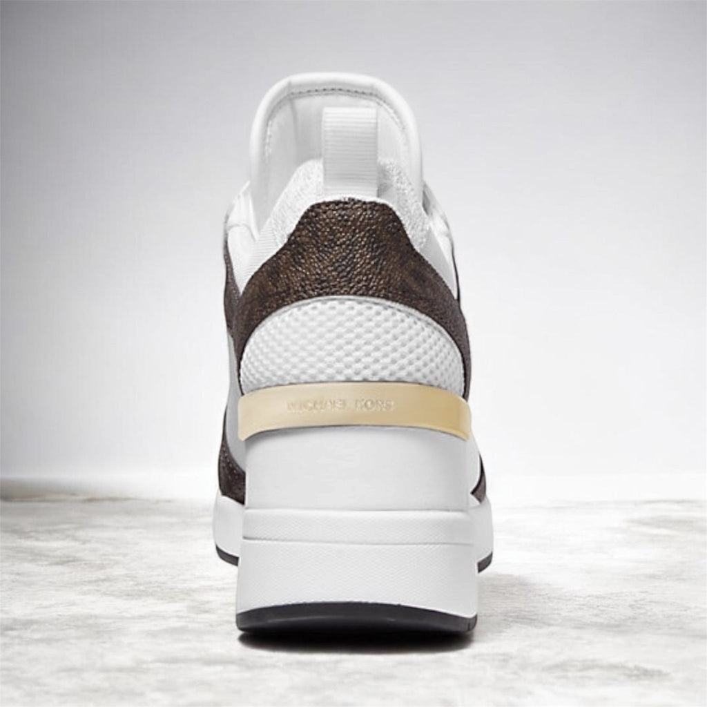 Sneakers Crista Trainer MK Print - Op Wht/Braun - Michael Kors