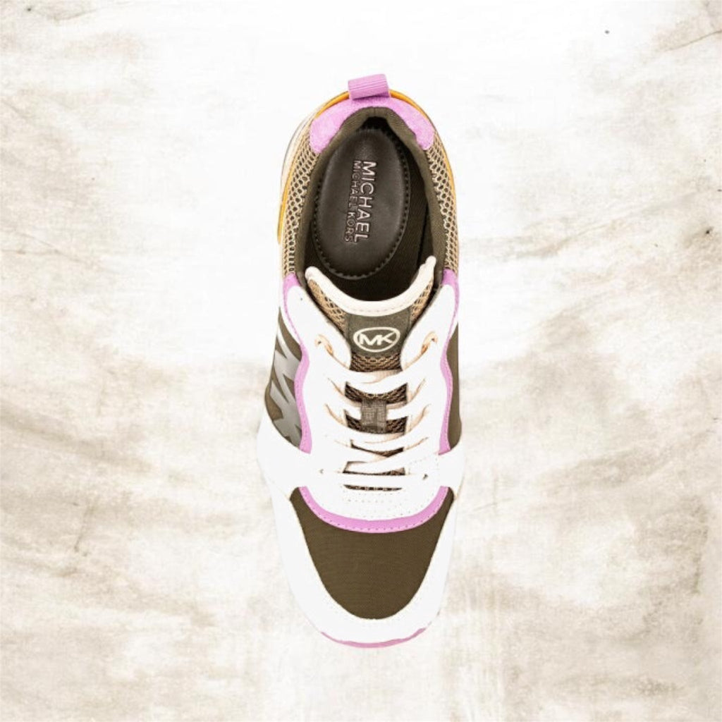 Sneakers Crista Trainer Faux Leather - Olive Multi - Michael Kors